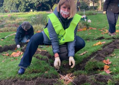 Planting the centre piece