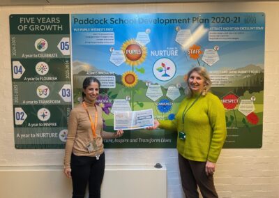 Paddock School receives their cheque